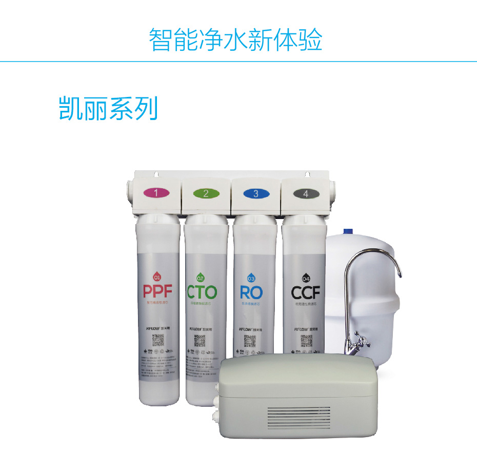 凱麗分體式RO反滲透凈水機