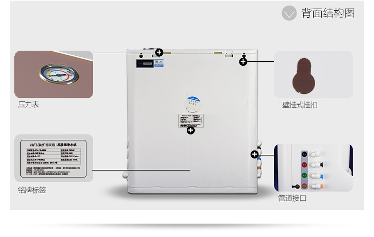琳娜牌反滲透凈水機(jī)KFL-GEL-400A